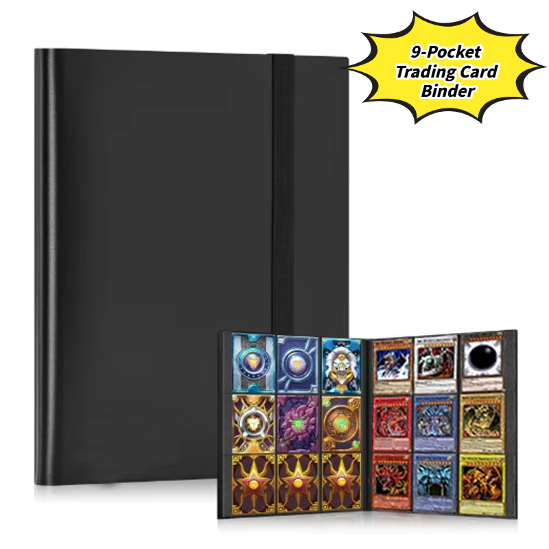 Trading Card Binder - 9-Taschen-Sammelkartenalbum mit großer Kapazität für Pokémon