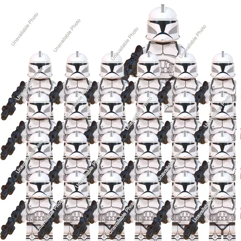 Lego Minifigure Holder - HEROCROSS 25 Stück Neue Klon-Soldaten 501.