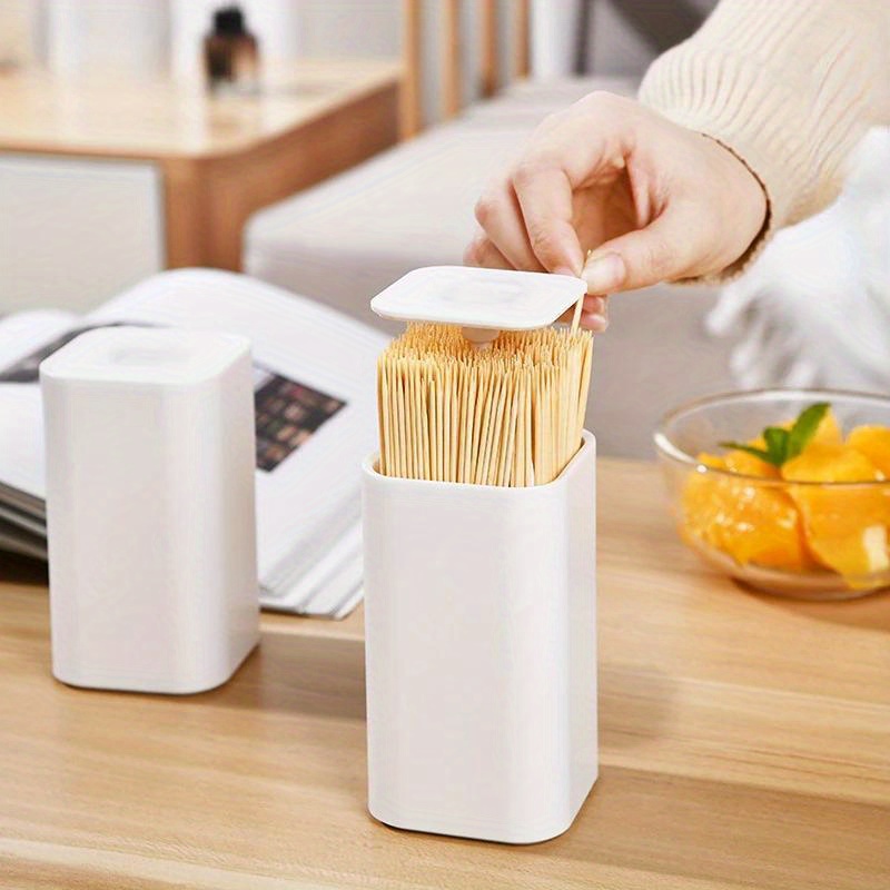 Pop Display Shelf - 1 Stück Zahnstocherhalter-Spender für automatisches Auswerfen,