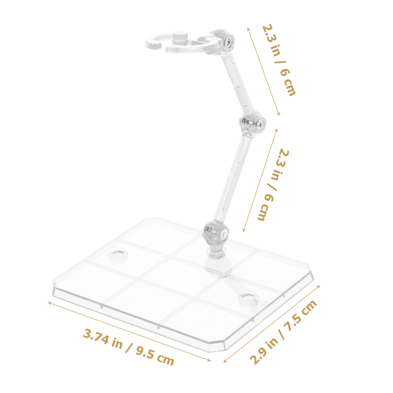 4-teiliger Kunststoff-Figurens – Action Figure Stand Bewertung und Preis