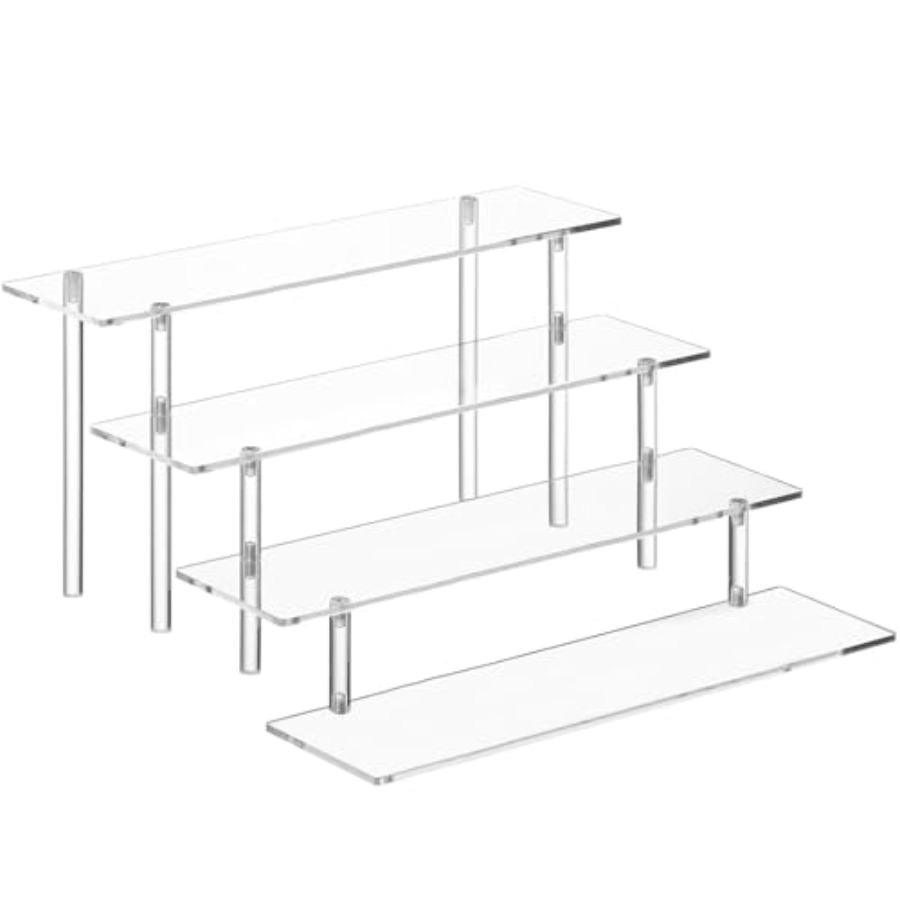 4-stufiger Acryl-Parfüm-Organi – Pop Display Shelf Bewertung und Preis