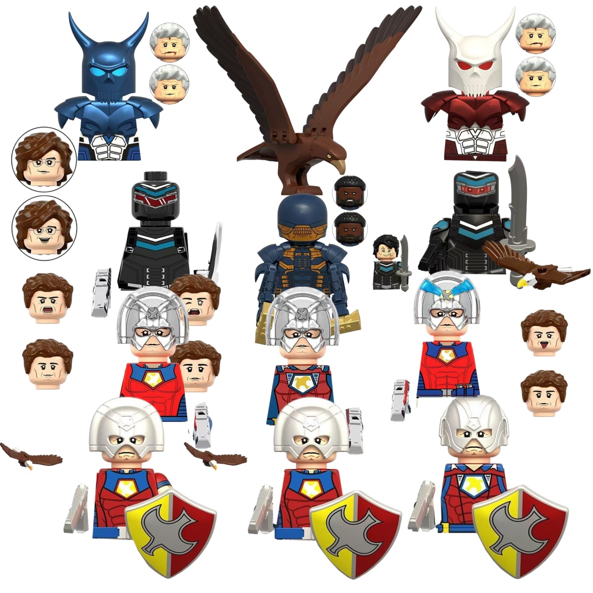 SuicideSquad Peacemaker Blauer – Lego Minifigure Holder Bewertung und Preis
